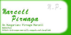 marcell pirnaga business card